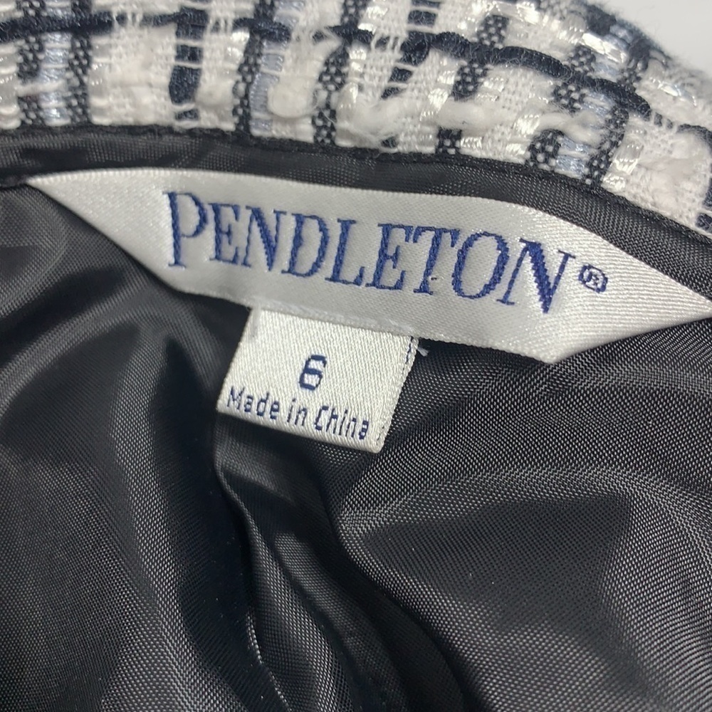 Pendleton Multicolor Woven Pattern Skirt Zip Up S… - image 4